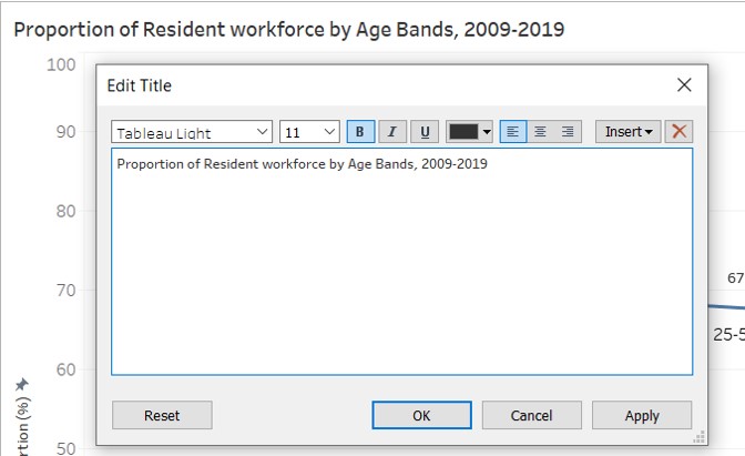 Screenshot of Updating of Title