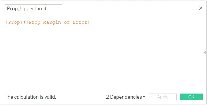 Creation of Prop_Upper Limit