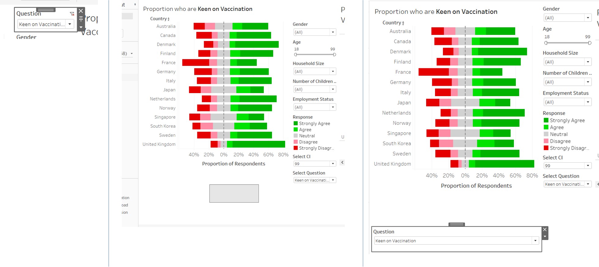 Drag and move elements in dashboard