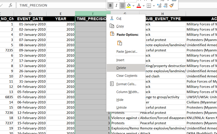 Removed TIME_PRECISION