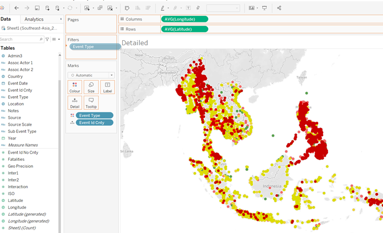 Create Event Type filter