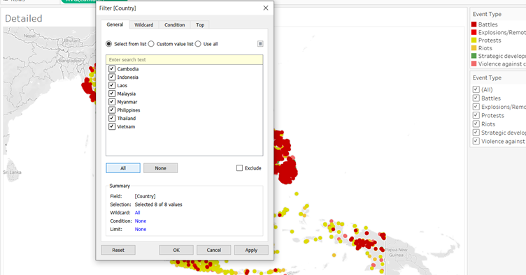 Select all countries