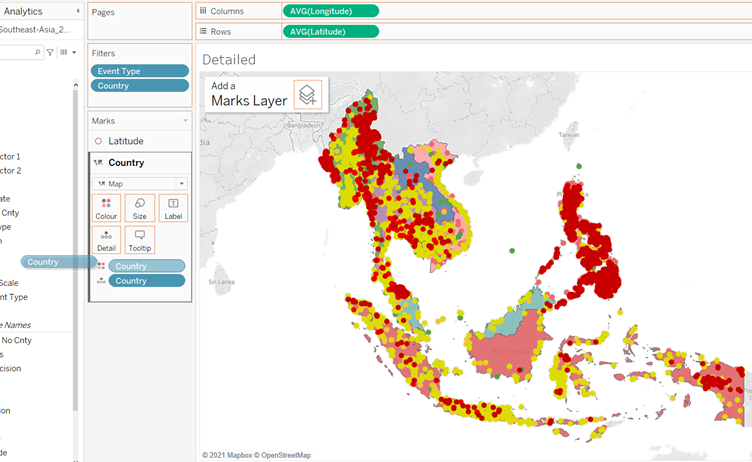 Remove colour by Country